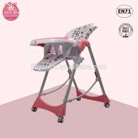 Foldable Plastic Baby High Chair Dining chair